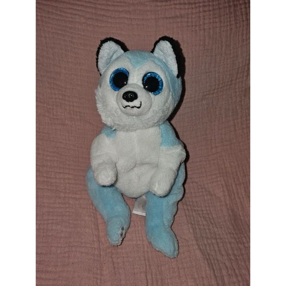TY Husky with Large Eyes Beanie animal